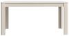 Forte BREATHTAKER Esstisch 160, moderner Skandi-Stil Esstisch mit abgerundeten Beinen, Holzwerkstoff, ausziehbar, Kaschmir Beige, 160 (206,6) cm breit x 72,7 cm hoch x 90,4 cm tief Bild 3