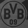 BVB Handtuch BVB Handtuch grau/schwarz 50x100 cm, Baumwolle (1-St) Bild 3