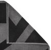 BVB Handtuch BVB Handtuch grau/schwarz 50x100 cm, Baumwolle (1-St) Bild 4