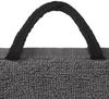 BVB Handtuch BVB Handtuch grau/schwarz 50x100 cm, Baumwolle (1-St) Bild 5