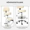 HOMCOM Barhocker Barhocker Modernes Design, 360°-Drehrollen Bild 4
