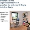 SCHULTE Regalwelt Steckregal mit 6 PowerMAX Fachböden, 65 kg Tragkraft, 200x100x30 cm (HxBxT), weiß Bild 4