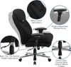 Flash Furniture Hercules Serie 24/7 Bürostuhl für intensiven Gebrauch, groß und hoch, 180 kg, schwarzer Stoff, ergonomischer Chefsessel mit Lendenknauf Bild 4