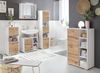 Schildmeyer Kimi Highboard 144250, Eiche Landhaus/kreideweiß, 40,5 x 33,1 x 105,2 cm Bild 2
