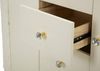 Dmora Anrichte Pajeu 120 x 40 x 85 cm Weiß 4 Schubladen 2 Türen, Sideboard Bild 5