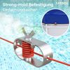 Arebos Pool-Abdeckplane rund, 2-in-1 Poolplane, Sommer&Winter Abdeckung, Ø 420-610 cm, Wasser- & wetterabweisend für ganzjährigen Einsatz Bild 4