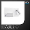 SLV No. 1003457 SOMNILA SPOT Indoor LED Wandaufbauleuchte 3000K weiß Version links inkl. USB Bild 3