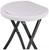 Sunnydays Sitzhocker Klapp-Hocker Klappstuhl Klapphocker Stuhl 30 x 30 x 45 (H) cm (Sitzfläche: 29 x 27 cm), praktischer Tragegriff im Sit Bild 4