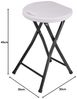 Sunnydays Sitzhocker Klapp-Hocker Klappstuhl Klapphocker Stuhl 30 x 30 x 45 (H) cm (Sitzfläche: 29 x 27 cm), praktischer Tragegriff im Sit Bild 2
