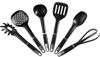BEM Kochbesteck-Set Küchenhelfer 6-tlg. Set mit drehbarem Standhalter (Küchenset mit Pfannenwender Suppenkelle Spaghettilöffel, Nudellöffel Schneebesen Servierlöffel), BPA frei Hitzebeständigkeit bis zu 190°C Bild 3