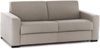 Talamo Italia - 2-Sitzer festes Sofa Marzia, Wohnzimmersofa aus gepolstertem Stoff mit schmalen Armlehnen, 100 % Made in Italy, cm 180x95h90, Taupe Bild 3