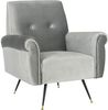 SAFAVIEH Modern Upholstered Accent Chair, in Light Grey Bild 4