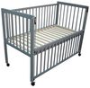 Micoland Beistellbett Kinderbett / Beistellbett / Babybett 2in1 120x60cm grau, 2in1 Kinderbett - Beistellbett Bild 2