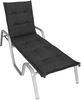 Gardissimo PREMIUM Rollliegenauflage Gartenliege Auflage Kissen anthrazit Bild 5