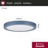 Paulmann No. 70987 LED Panel Abia rund 300mm 22W 2700K Graublau Bild 2