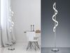 Coole LED Stehleuchte SYDNEY in Silber Chrom Höhe 162cm Bild 3