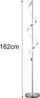 Coole LED Stehleuchte SYDNEY in Silber Chrom Höhe 162cm Bild 5
