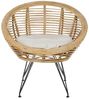 Lounge Set mit Tisch MARATEA CESENATICO Rattan Natürlich Bild 4
