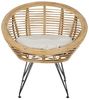 Lounge Set mit Tisch MARATEA CESENATICO Rattan Natürlich Bild 4