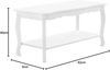 Couchtisch Pearl 88x40x42 cm Shabby Shic Stil Weiß en. casa Bild 3