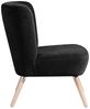 Sessel Kassi Bezug Veloursstoff Buche natur / schwarz 22383 Bild 3