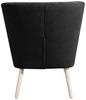 Sessel Kassi Bezug Veloursstoff Buche natur / schwarz 22383 Bild 4