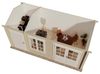 Alpholz 2-Raum Gartenhaus Bolton XL Gartenhaus aus Holz Holzhaus mit 28 mm Wandstärke Blockbohlenhaus mit Montagematerial Bild 3