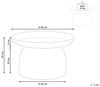Couchtisch TORRENS Metall Schwarz Bild 3