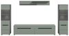 Wohnzimmer-Set >Canu< in Basalt Grau / Smoke Green - 272x141x33cm (BxHxT) Bild 4