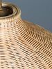 Helios Leuchten Pendelleuchte Rattan, Korblampe, Rattanlampe skandinavischer Stil, Boho Hängelampe, für Esstisch Küche Wohnzimmer, handgefertigtes Produkt Bild 4