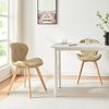 Esszimmerstuhl Älmhult 2-er Set 78x47x52 cm Kunstleder Beige [en. casa] Bild 2