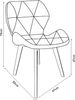 Esszimmerstuhl Älmhult 2-er Set 78x47x52 cm Kunstleder Beige [en. casa] Bild 3