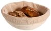 KESPER 19730 Brot- & Gärkorb aus Rattan, rund, Ø 22 cm, Textilfutter abnehmbar / Gärkörbchen Bild 4