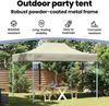 vidaXL Profi-Partyzelt Faltbar 3×4 m Stahl Creme 48892 Bild 4