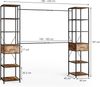 Kleiderschrank Fyrk Eiche rustikal 180 x 187 cm Vicco Bild 3