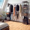 Kleiderschrank Fyrk Eiche rustikal 180 x 187 cm Vicco Bild 2