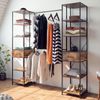 Kleiderschrank Fyrk Eiche rustikal 180 x 187 cm Vicco Bild 5