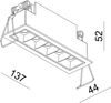 Deko Light Ceti 5 Einbaustrahler LED weiß-matt, schwarz 640lm 2900K >90 Ra 45° Modern Bild 3