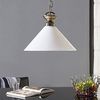 Lindby Hängeleuchte Otis, Glas Bronze IP20, 1 x 60 W Bild 3
