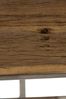 Beistelltisch Leno 3-er Set MDF Natur in 3 Größen mit Metallgestell Silber Bild 3