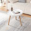 Beistelltisch Bongard Ø50x45 cm Weiß [en. casa] Bild 4