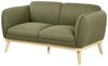 Sofa 2-Sitzer LJUNG Stoff Olivgrün Bild 4