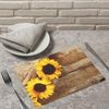 matches21 HOME & HOBBY Platzset Abwaschbare Tischsets 8er Set Sommer Sonnen-Blumen, (8-St), Platzsets als Tisch-Untersetzer und Tisch-Deko für Esstisch Teller Bild 5
