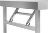 Royal Catering Arbeitstisch 120 x 70 x 90,5 cm Küchentisch 215 kg Klapptisch Edelstahltisch Bild 2