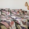 elegante Bettwäsche NIGHT GARDEN Satin BL 135x200 cm beige Bettbezug Bettzeug Bild 3