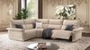 Sofanella Merida Stoffcouch Designersofa verstellbar Sofa in Rot Bild 2