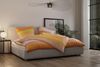 Mako Satin Bettwäsche Watercolor Stripes orange rose 135x220 + 80x80 Bild 2