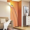 Lucande Bogenlampe Boga, LED, Metall, Schwarz warmweiß IP20, LED 23 W gesamt, warmweiß Bild 2