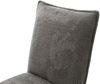 Drehstuhl Lelio-Flex Bouclé Soft Schlamm Kreuzgestell breit Schwarz 360° drehbar Wippfunktion Taschenfederkern Bild 5