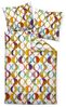 Janine Modern Art Mako-Satin Bettwäsche 135x200 Retro Spiralen Kreise bunt 42117-09 Bild 2